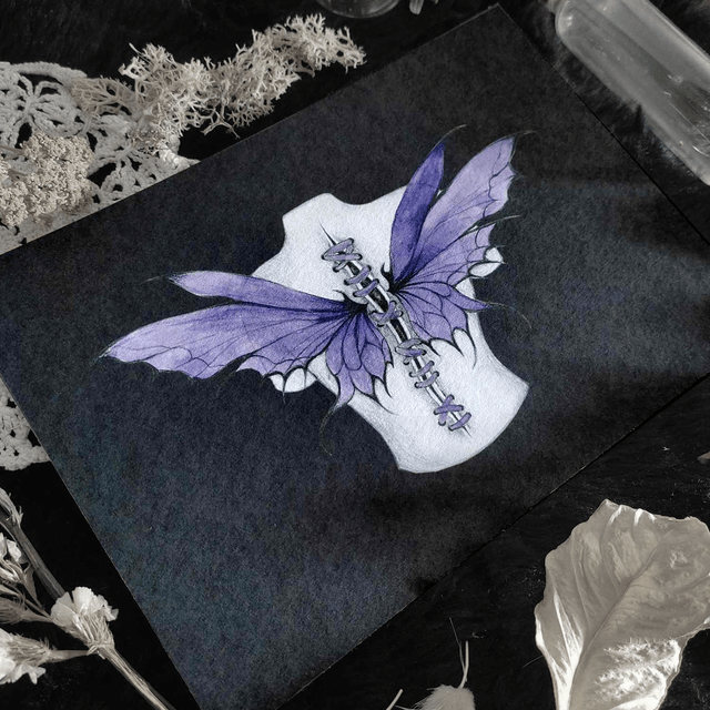Art print ~ Dark fairy