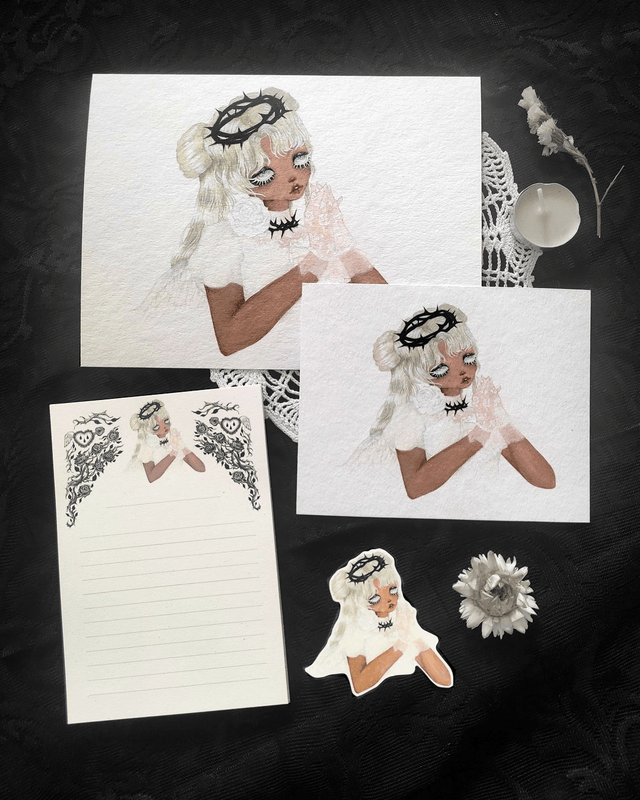 Angel core stationery set