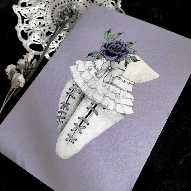 Art print ~ Lace doll