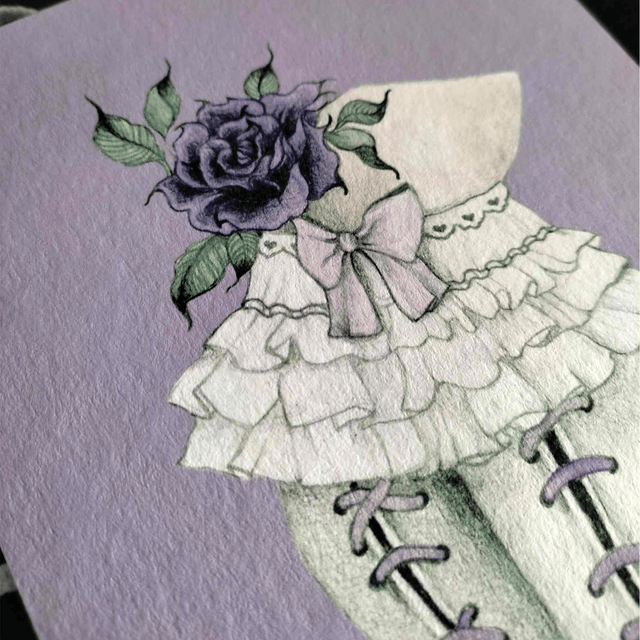 Art print ~ Lace doll