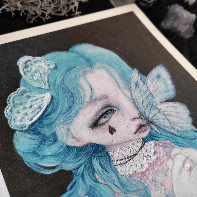 Art print ~ I don't want you to fly away