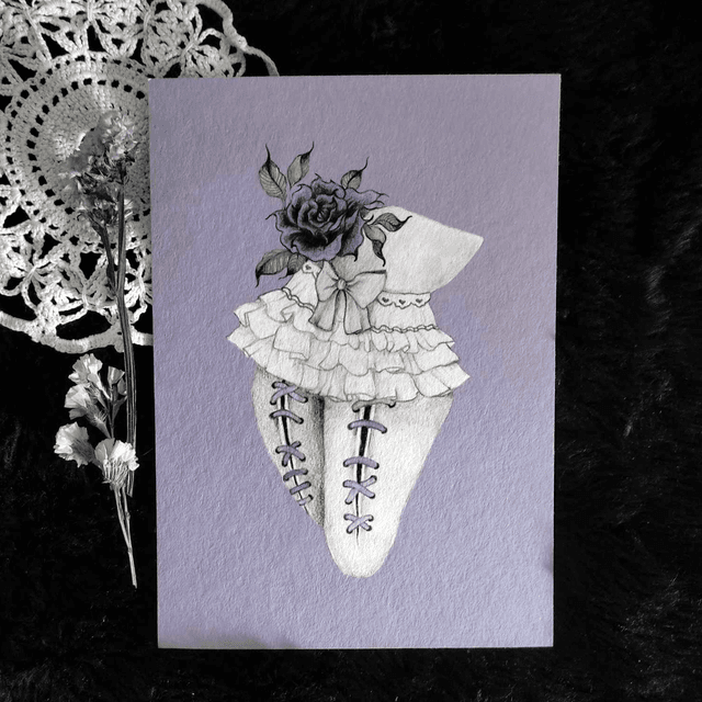 Art print ~ Lace doll