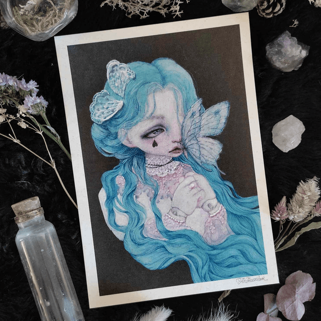 Art print ~ I don&#039;t want you to fly away
