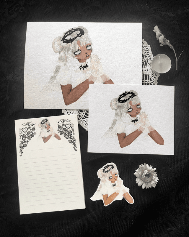 Angel core stationery set