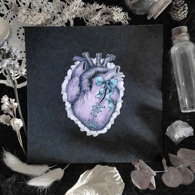 Art print ~ Doll&#039;s heart